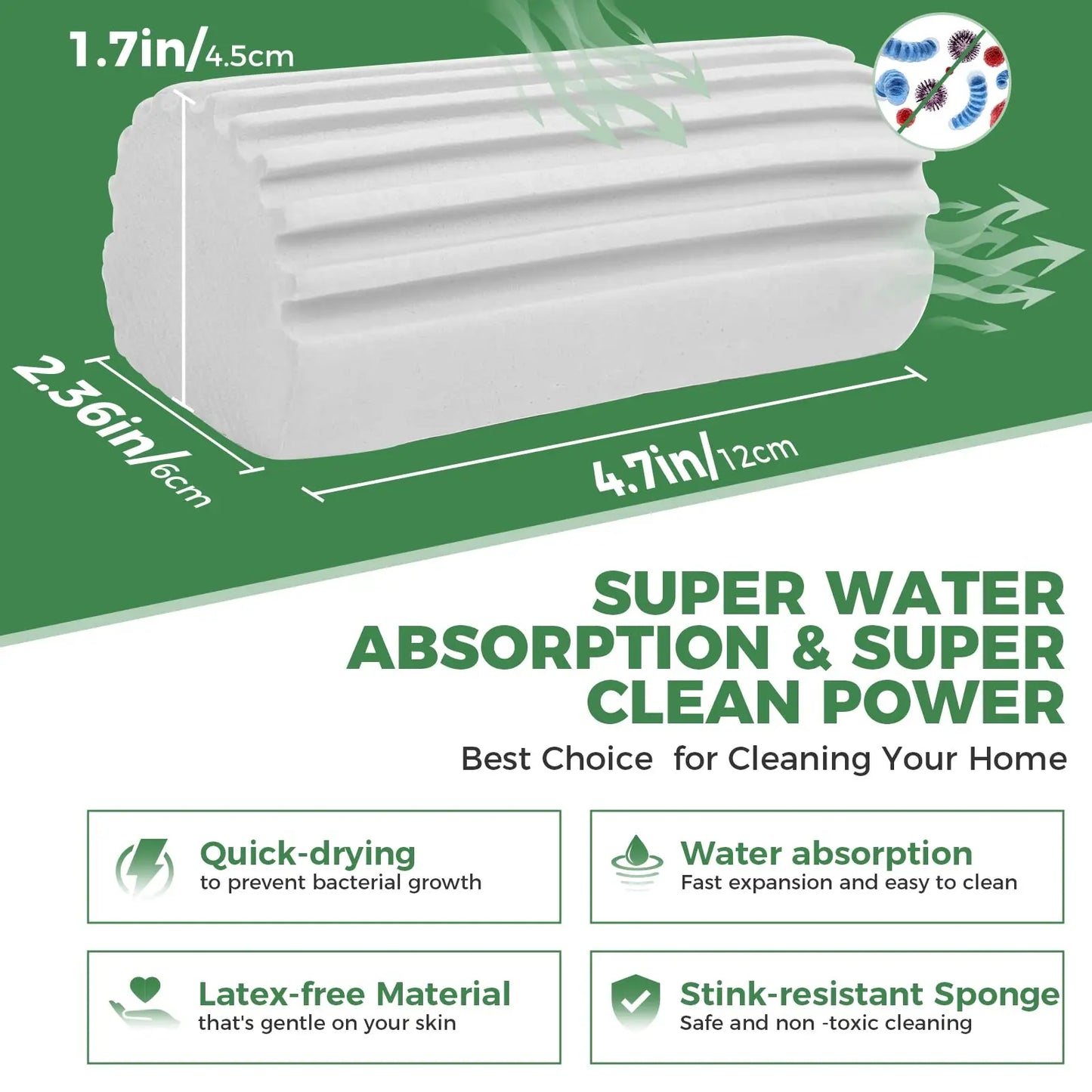 Esponja mágica para superfice com super absorção