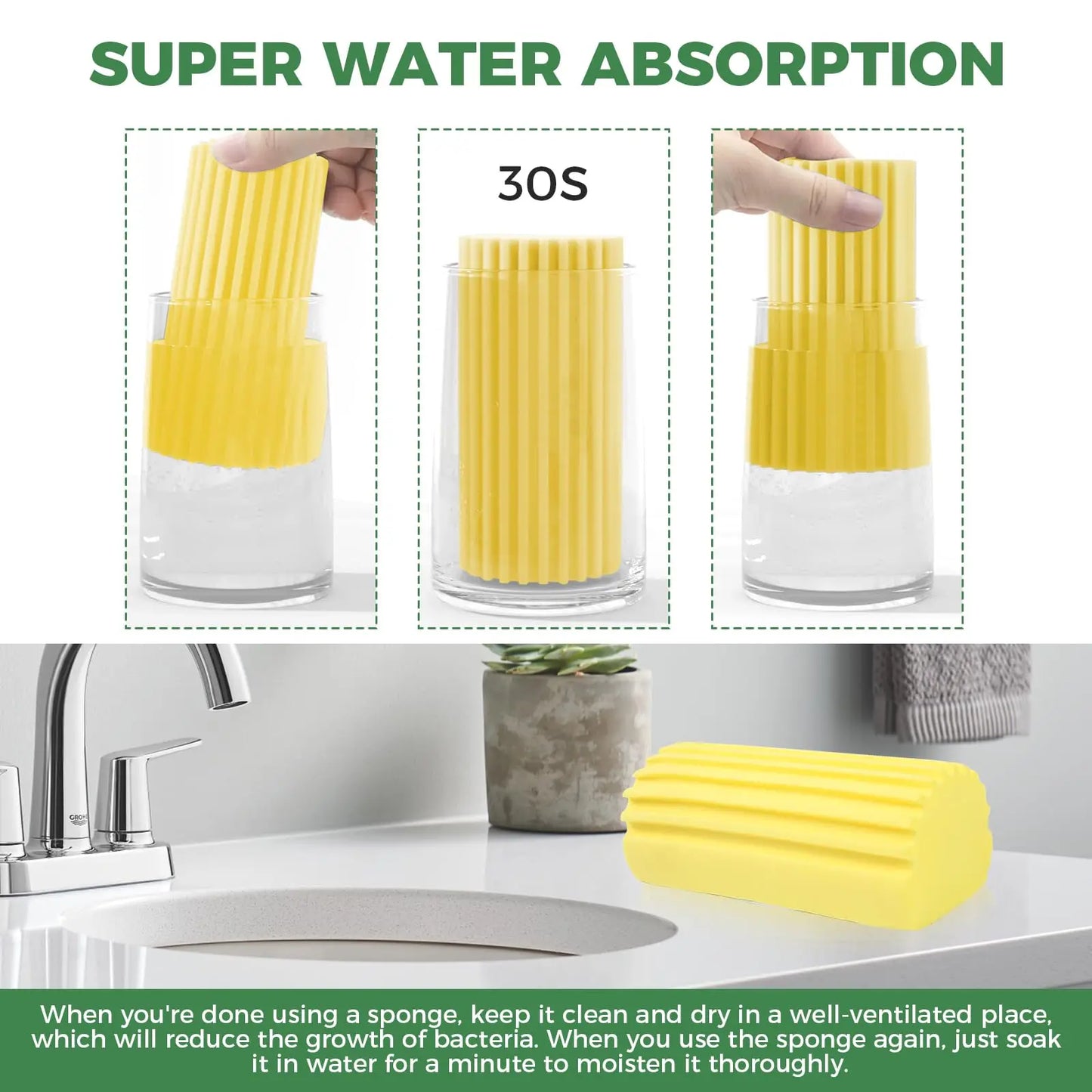 Esponja mágica para superfice com super absorção