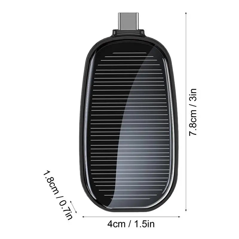 Mini Carregador portátil com painel solar 1.200ha